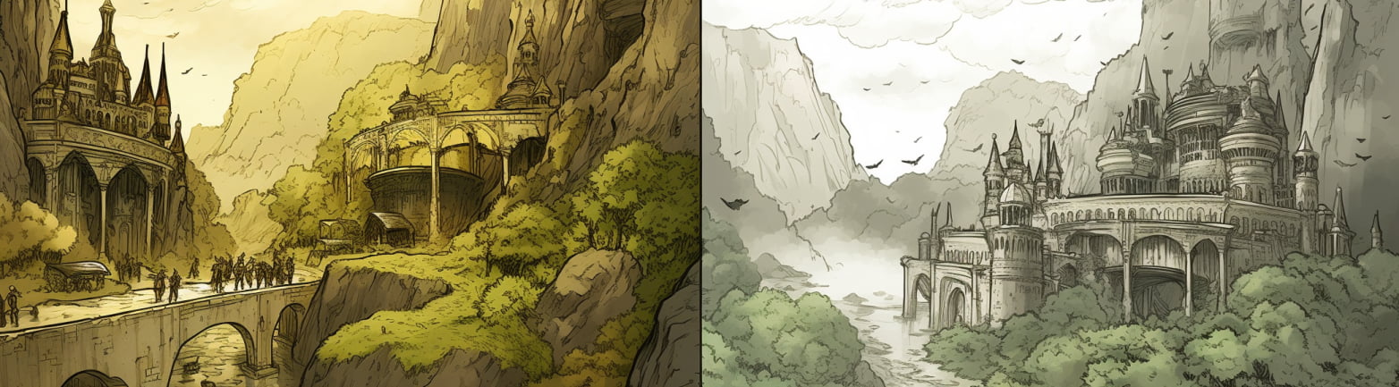 Moria and Rivendell